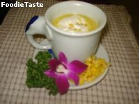 สูตรครีมซุปข้าวโพด  (Corn Cream Soup)