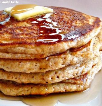 สูตรแพนเค้ก - Traditional pancakes with maple syrup butter