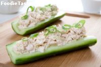 Cucumber Tuna Boats By Yummy Za!