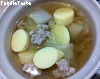 สูตรclear minced pork soup แกงจืดหมูสับ