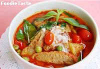 Red curry with roasted duck  แกงเผ็ดเป็ดย่าง