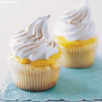 สูตรเลม่อน เมอแรงค์ คัพเค้ก (Lemon Meringue Cupcakes)