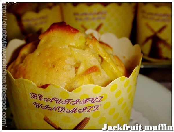 สูตรมัฟฟิ่นขนุน (Jack fruit Muffin)