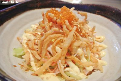 Shirauo Salad @ tsu japanese restaurant , โรงแรมเจดับบลิว แมริออท