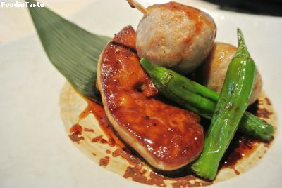 Tsukune Foie Gras Yaki  @ Tsu japanese restaurant โรงแรม เจดับบลิว แมริออท