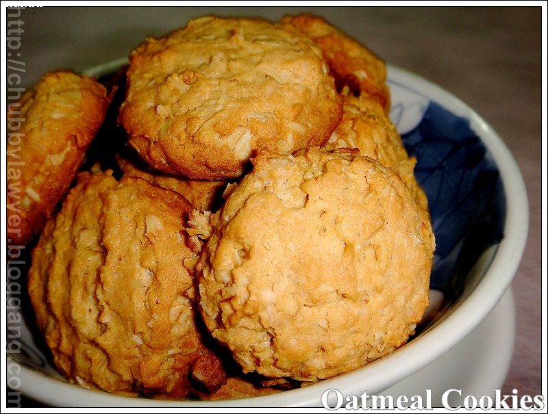 คุกกี้ข้าวโอ๊ต  (Oatmeal cookies)